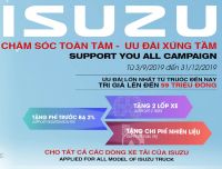 CHƯƠNG TRÌNH KHUYẾN MÃI MUA XE ISUZU MIỄN THUẾ