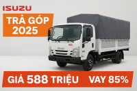 Thủ tục trả góp xe tải Isuzu QKR 210 1T9 mới nhất 2025 – Giá 588 triệu, vay 85% ngân hàng